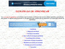 Tablet Screenshot of estrategiasdeaprendizaje.com